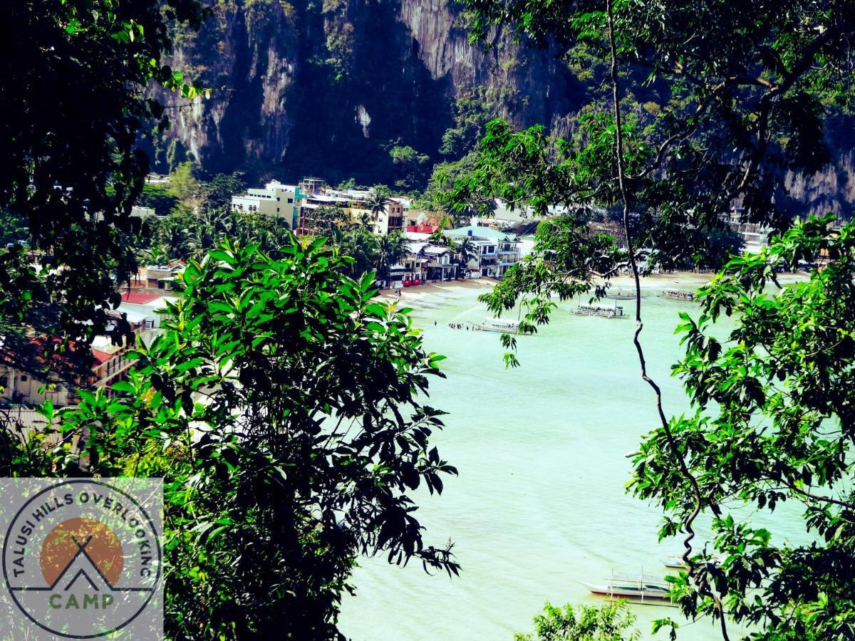 Camp Talusi Hilltop Overlooking El Nido Exterior foto
